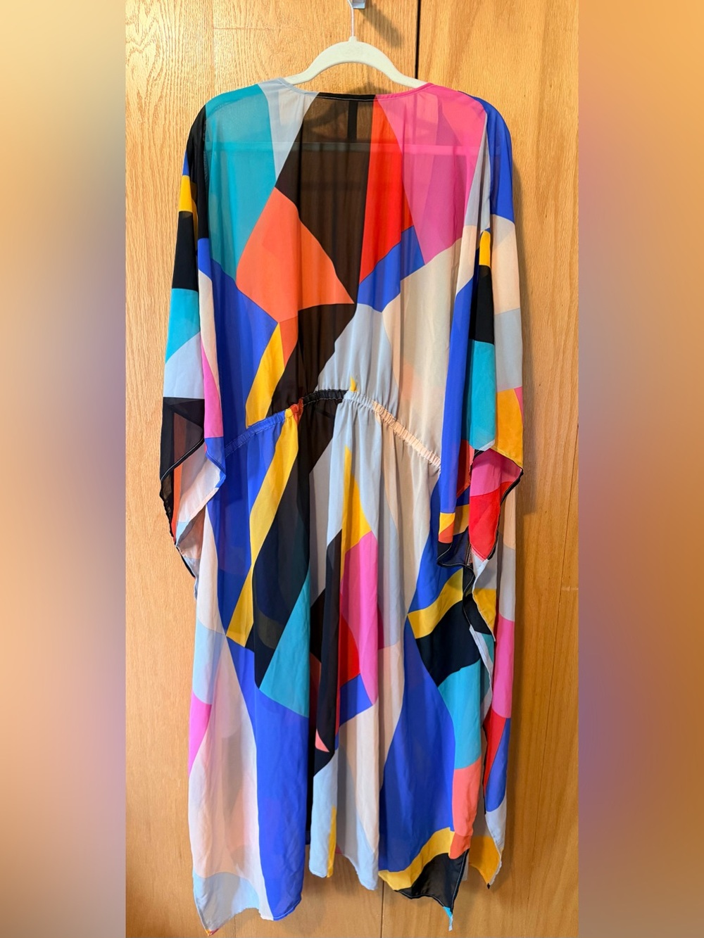 torrid Multicolor Geometric Sheer Swim Coverup - Picture 2 of 7